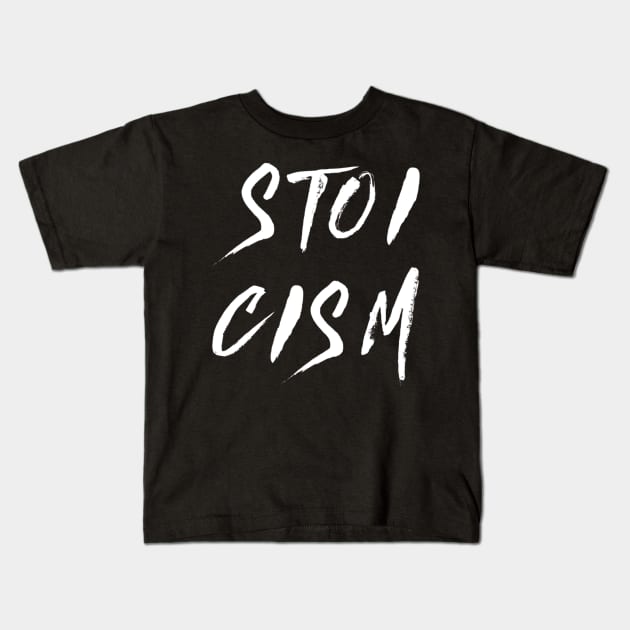 Stoicism Kids T-Shirt by StoicChimp